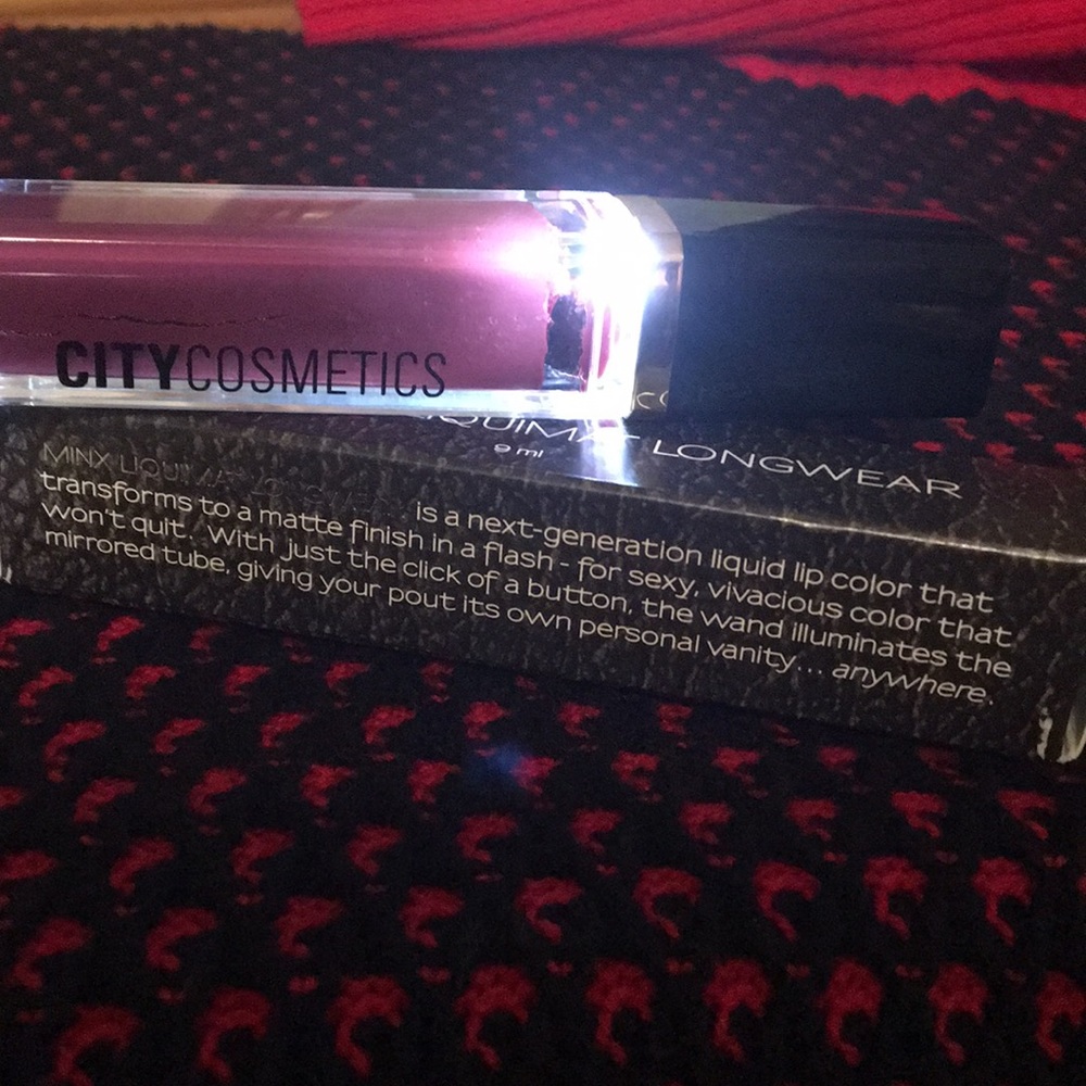 Minx Longwear Light Up Lip Color by City Cosmetics